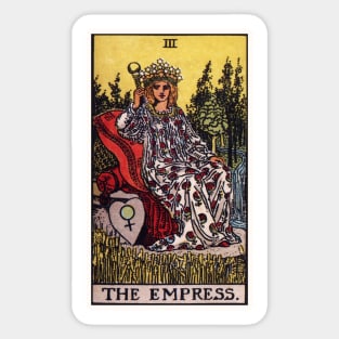 III. The Empress Tarot Card Sticker